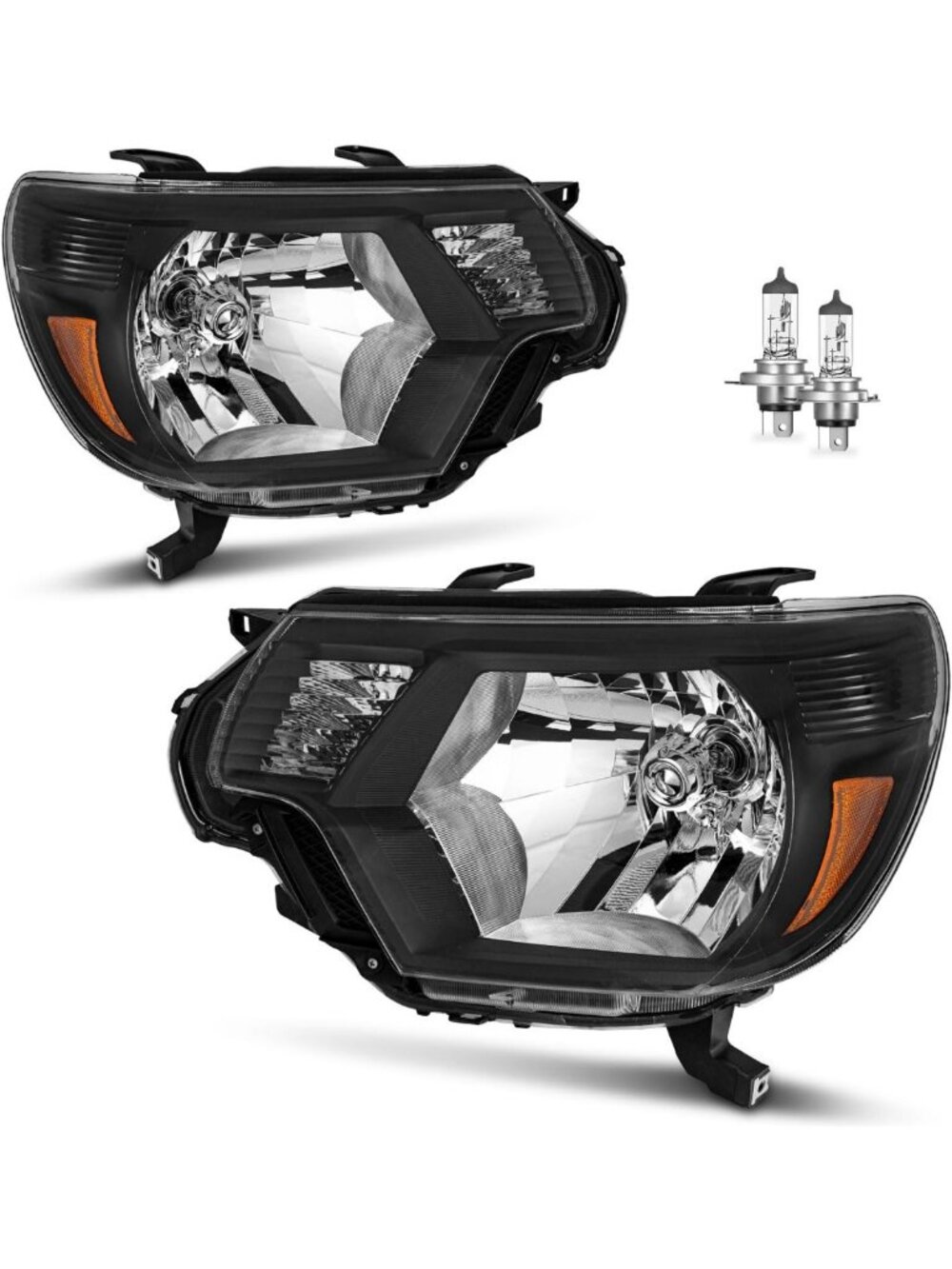 High-Performance Headlights with Bulbs for 2012-2015 Tacoma - Bright & Durable
